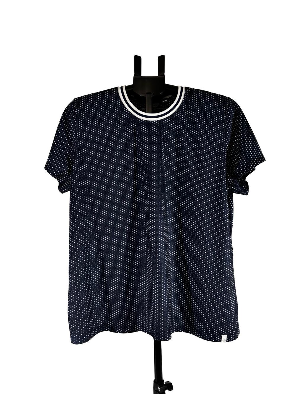 Lady Hagen Women’s XL Navy White Polka Dot Golf Performance Crewneck Top